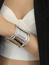 Metallic Wide Cuff Bracelet
